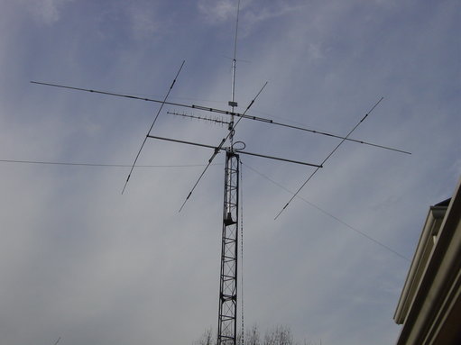 Zelfde mast andere antenne's