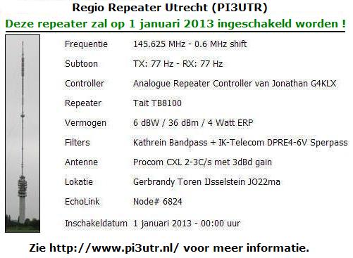 Regio repeater Utrecht nieuws