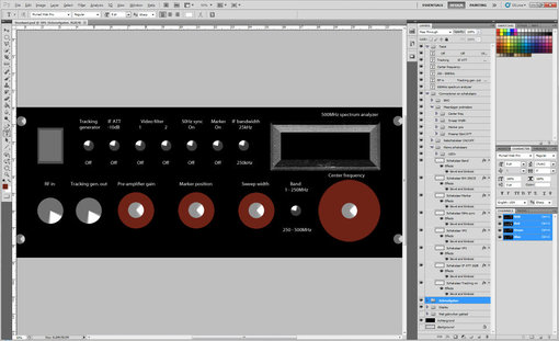Frontje Photoshop 2.jpg (80.56 KiB) 66811 keer bekeken Ontwerp maken in Photoshop. Maatvast en ideaal voor wat betreft uitlijning en dergelijke. De kleur rood wordt straks niet afgedrukt. Dat zijn de knoppen ivm de maatvoering.