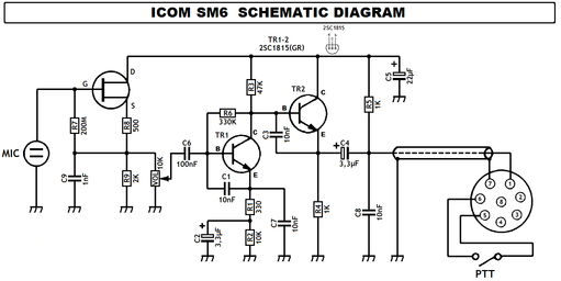 ICOM SM-6 Schematic.png (60.26 KiB) 450050 keer bekeken ICOM SM-6 Schematic diagram