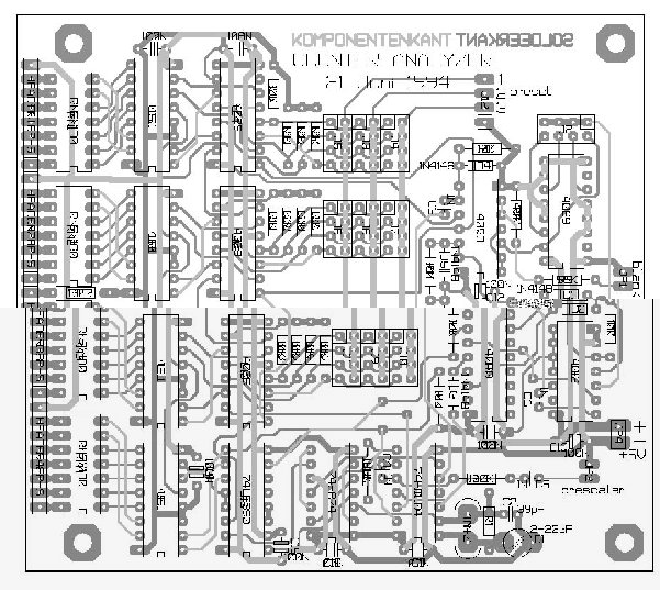 PCB van het originele counter ontwerp